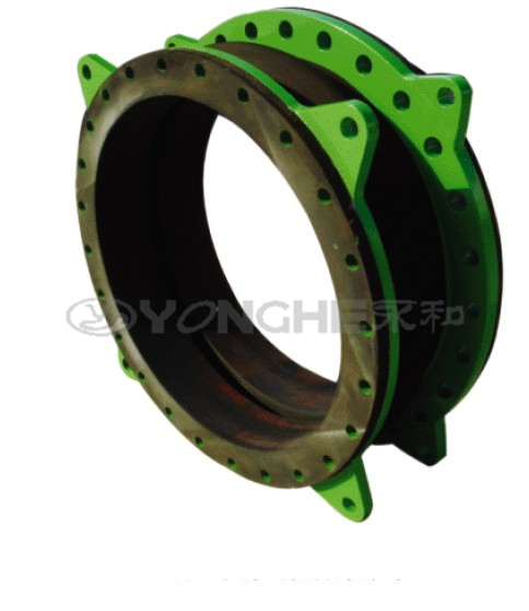Variable diameter rubber expansion joint