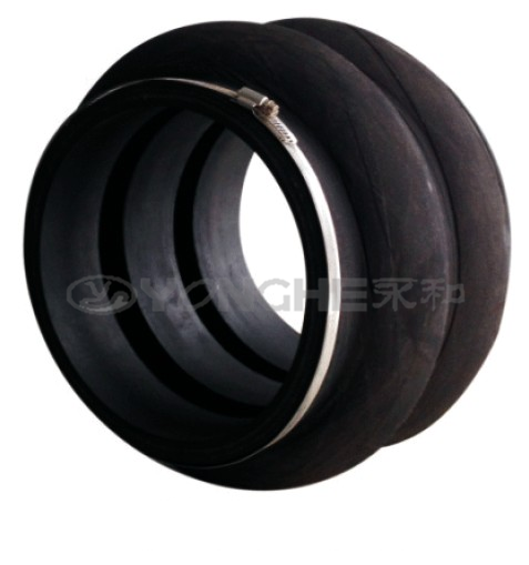 Sleeve clamp double wave expansion joint