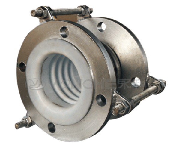 PTFE lining material of high anti-corrosion type metal expansion joint