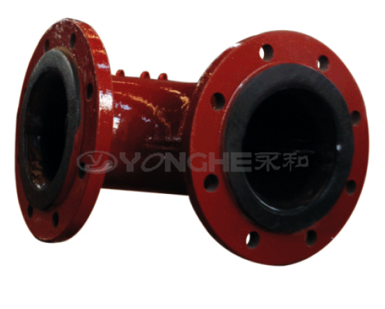 Rubber lining pipe bending