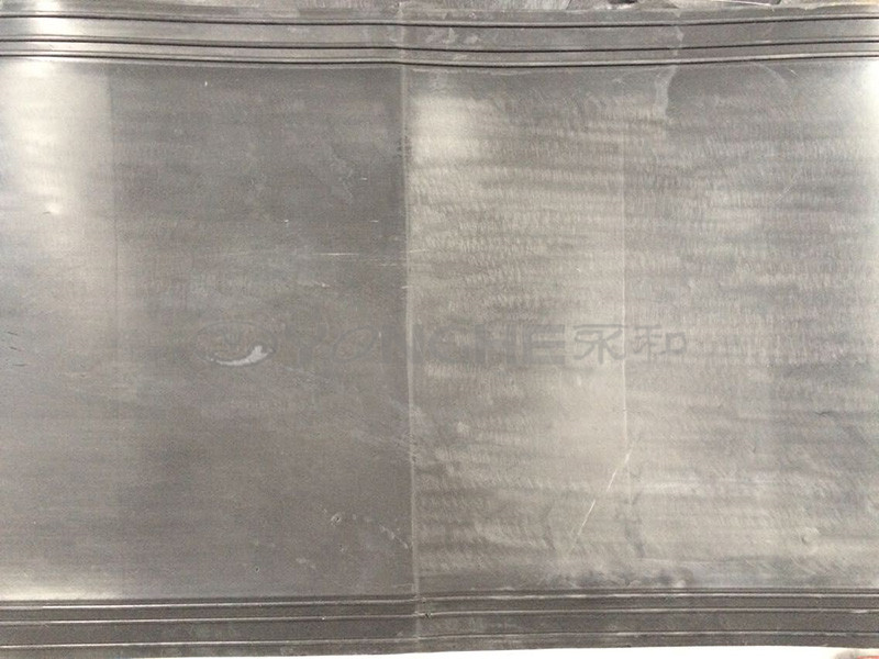 Pure fluorine rubber smoke duct expansion joint
